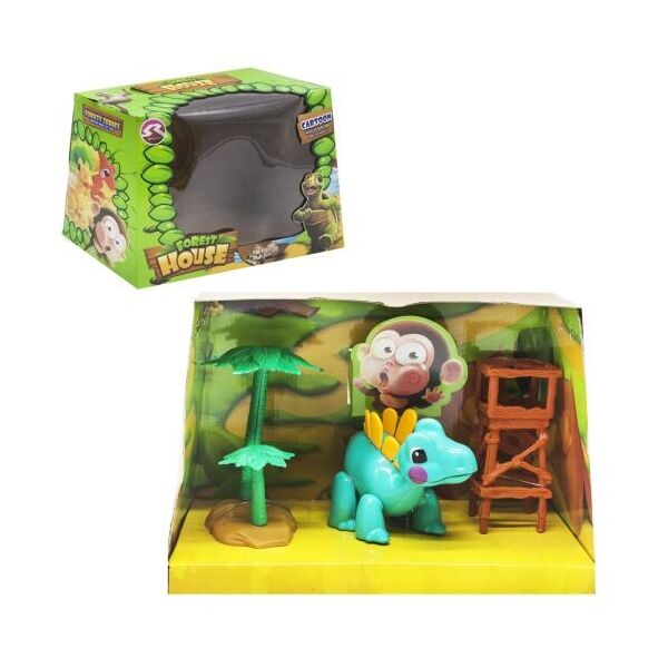 

Игровой набор Forest House (бирюзовый динозаврик) T15/T18