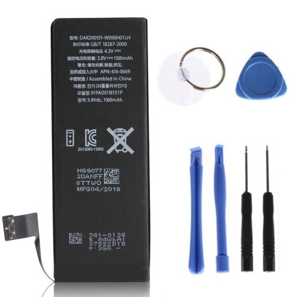 

Аккумулятор для iPhone 5S 1560 mAh DESAY + набор для замены аккумулятора