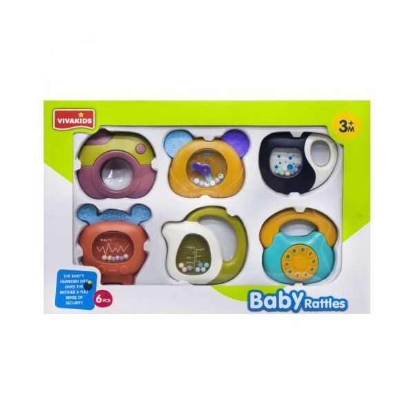 

Набор погремушек Baby Rattles, 6 шт 1158