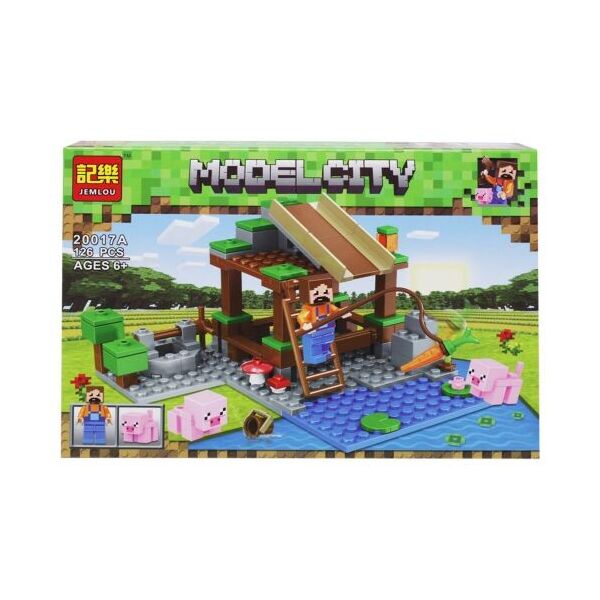 

Конструктор Minecraft: Озеро, 126 деталей 20017A-F