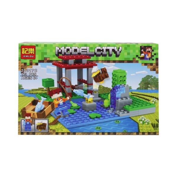 

Конструктор Minecraft: Озеро, 123 детали 20017A-F