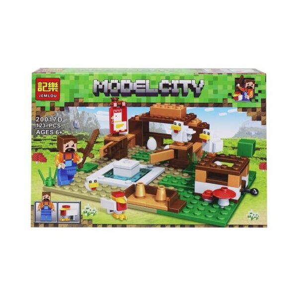 

Конструктор Minecraft: Ферма, 123 детали 20017A-F