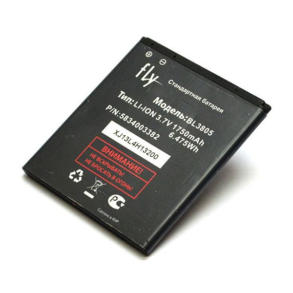 

Аккумулятор BL3805 для Fly IQ4404, 1750mAh