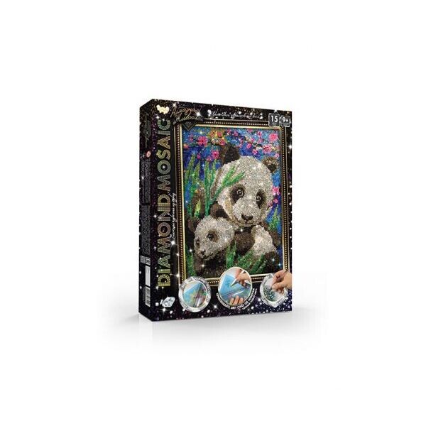 

Алмазная живопись DIAMOND MOSAIC, Панды DM-02-10