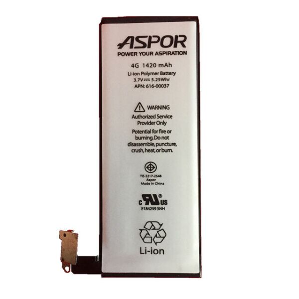 

Аккумулятор Aspor Apple iPhone 4 1420mAh