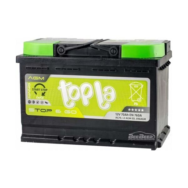 

Автомобильный аккумулятор Topla 6СТ-70 Start-Stop&Go AGM