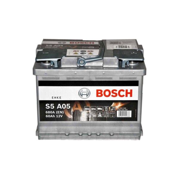 

Автомобильный аккумулятор Bosch 6СТ-60 AGM (S5A050)
