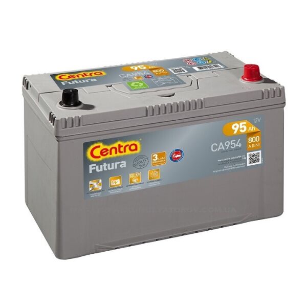

Автомобильный аккумулятор Centra Futura CA954 95Ah 800A