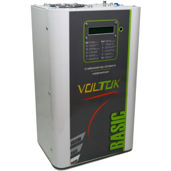 

Стабилизатор напряжения Voltok Basiс plus Profi SRKw9-15000 для дома, дачи, квартиры, промышленности
