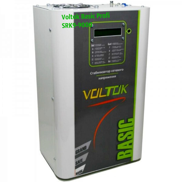 

Стабилизатор напряжения Voltok Basiс Profi SRK9-9000 для дома, дачи, квартиры, промышленности