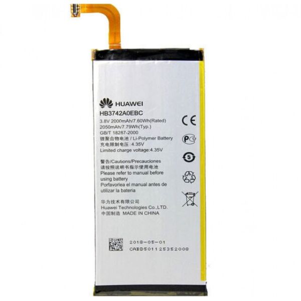 

Аккумулятор HB3742A0EBC 2000mAh к Huawei Ascend G6-U10, Ascend P6-U06