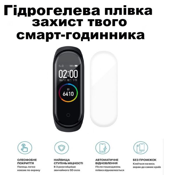 

Гидрогелевая пленка для фитнес браслета Xiaomi Mi Band 4
