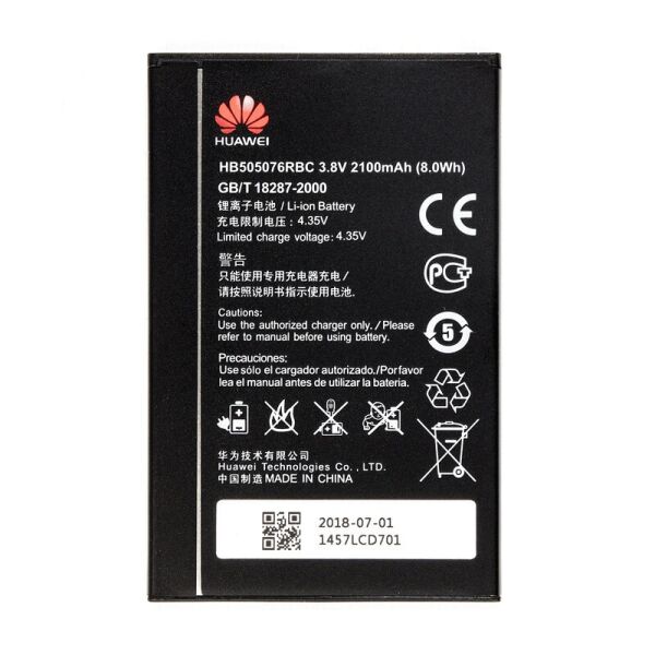 

Аккумулятор HB505076RBC к Huawei Y3 II (LUA-U22) 2100mAh