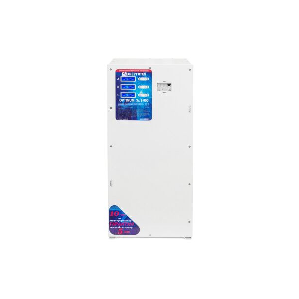 

Стабилизатор напряжения Укртехнология 27 кВА OPTIMUM + 9000(HV)х3 Трехфазный