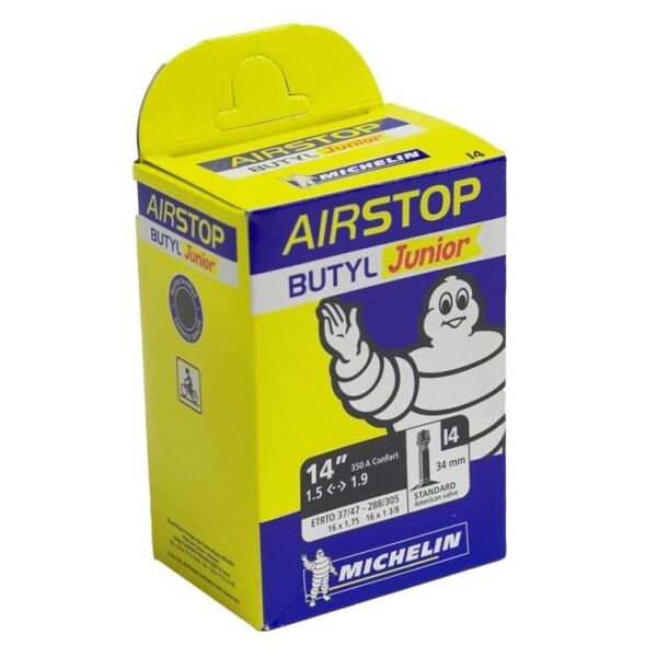 

Камера Michelin I4 AIRSTOP, город 14"x1.75 - 16"x1.3/8 (37/47X288/305) ST