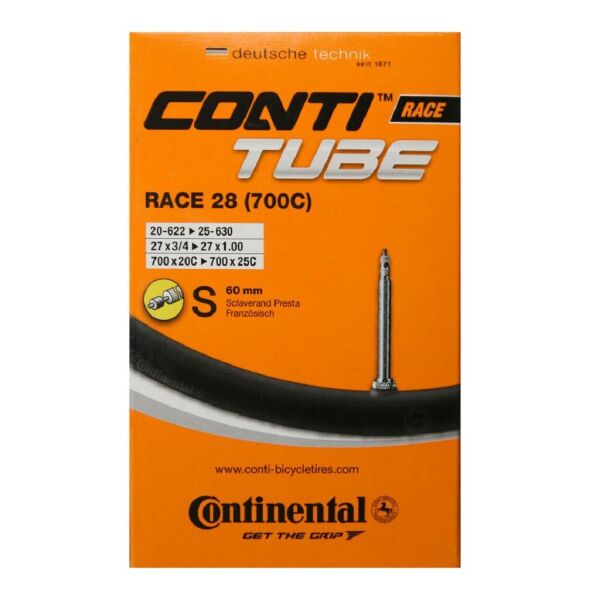 

Камера Continental Race 28", 18-622 -> 25-630, S6, 160 г