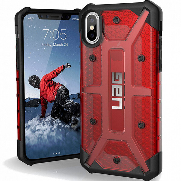 

Ударопрочный чехол UAG Plasma для Apple iPhone XS Max (6.5) (Красный) (770760)