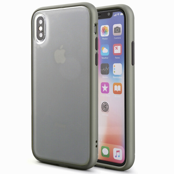 

TPU чехол LikGus Maxshield для Apple iPhone XS Max (6.5) (Серый) (775772)