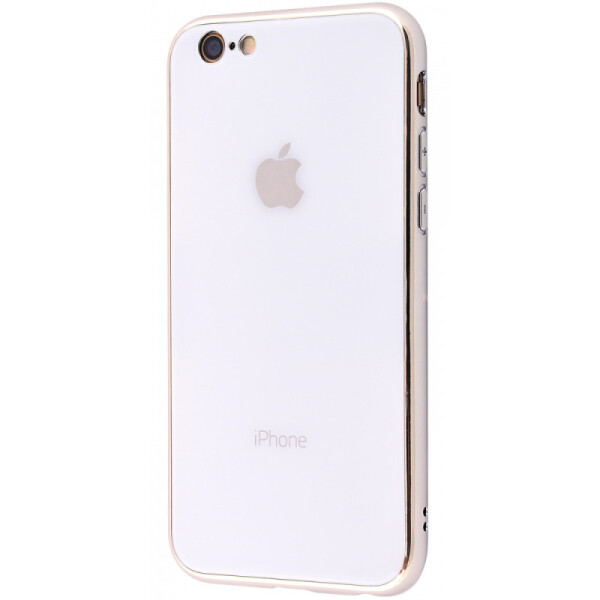 

TPU+Glass чехол Glamor для Apple iPhone 6/6s (4.7) (Белый) (784810)