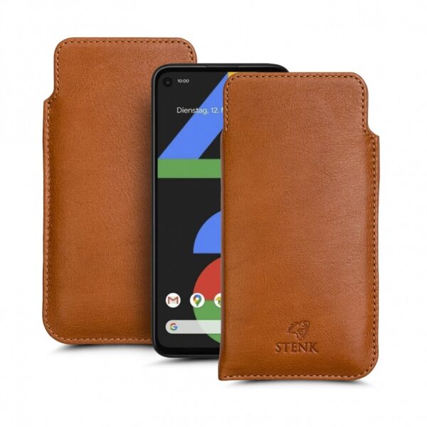 

Футляр Stenk Elegance для Google Pixel 4a Camel