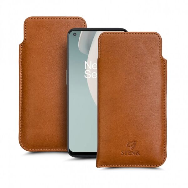

Футляр Stenk Elegance для OnePlus Nord N100 Camel