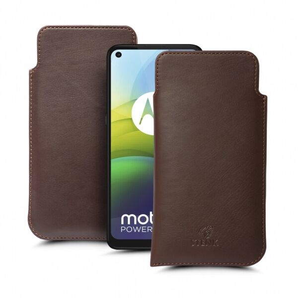 

Футляр Stenk Elegance для Motorola G9 Power Коричневый