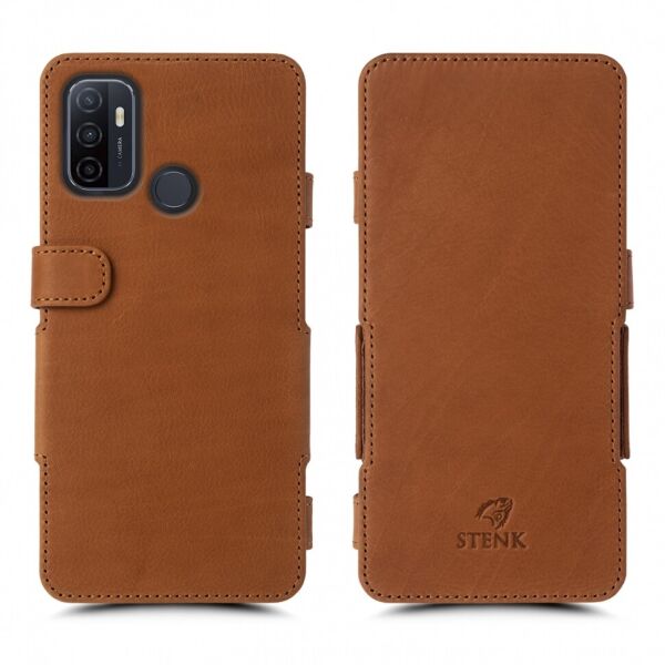 

Чехол книжка Stenk Prime для OPPO A53 Camel