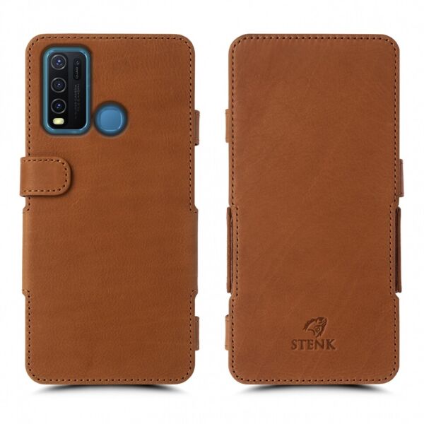 

Чехол книжка Stenk Prime для Vivo Y30 Camel