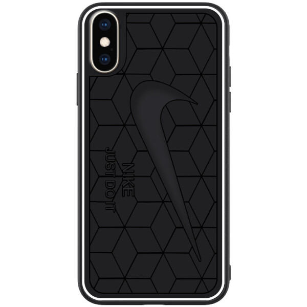 

TPU Чехол Sneakers для Apple iPhone XS Max (6.5) (Черный / Nike) (789979)