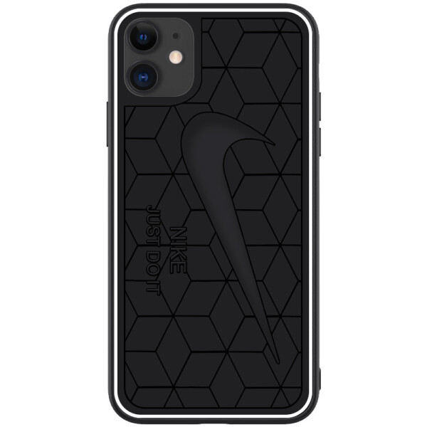 

TPU Чехол Sneakers для Apple iPhone 11 (6.1) (Черный / Nike) (789949)