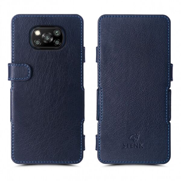 

Чехол книжка Stenk Prime для Xiaomi Poco X3 Синий