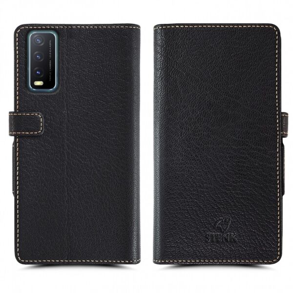 

Чехол книжка Stenk Wallet для Vivo Y20 Черный