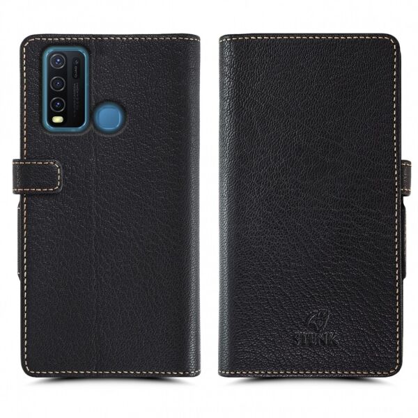 

Чехол книжка Stenk Wallet для Vivo Y30 Черный