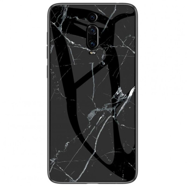 

TPU+Glass чехол Luxury Marble для Xiaomi Mi 9T Pro (Черный) (786531)
