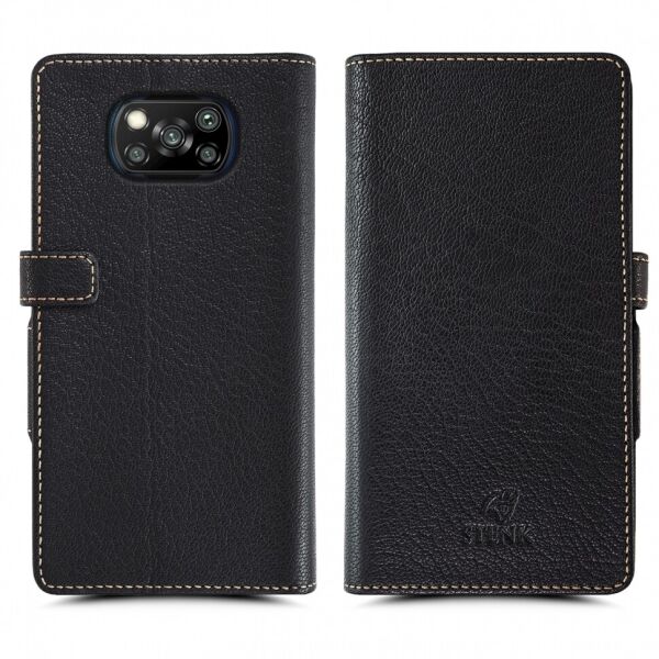 

Чехол книжка Stenk Wallet для Xiaomi Poco X3 Черный