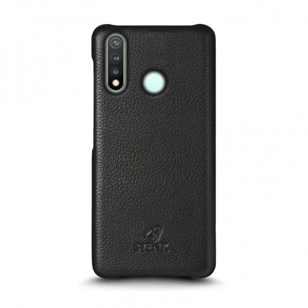

Кожаная накладка Stenk Cover для Vivo Y19 Чёрная
