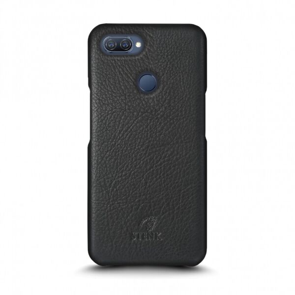 

Кожаная накладка Stenk Cover для OPPO A12 Чёрная