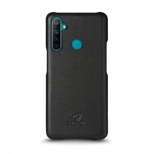 

Кожаная накладка Stenk Cover для Realme 5i Чёрная