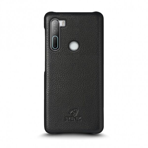

Кожаная накладка Stenk Cover для HTC U20 Чёрная