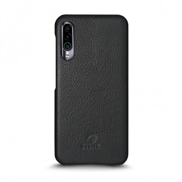 

Кожаная накладка Stenk Cover для Meizu 16Xs Чёрная