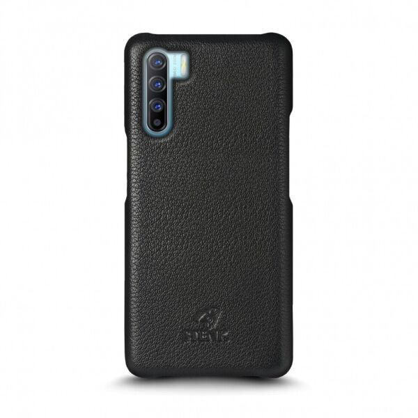 

Кожаная накладка Stenk Cover для OPPO Reno3 Чёрная