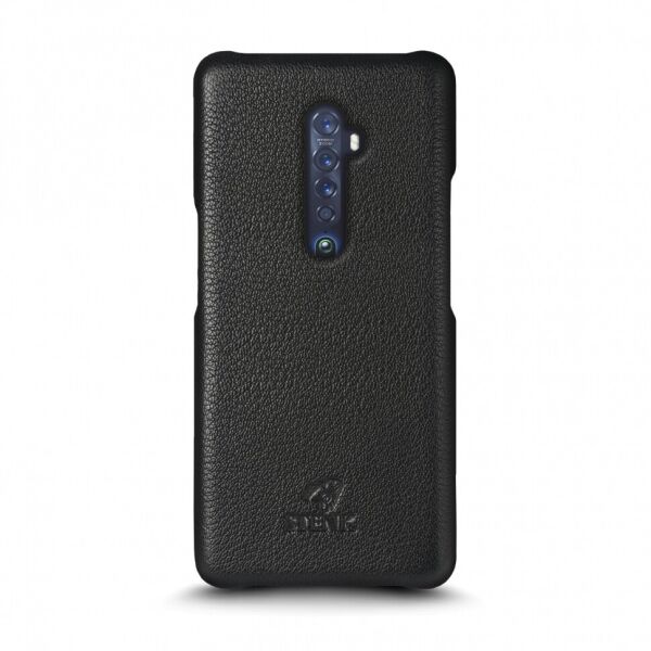 

Кожаная накладка Stenk Cover для OPPO Reno 2 Чёрная
