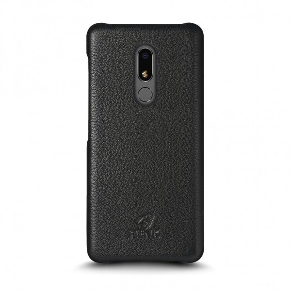 

Кожаная накладка Stenk Cover для Meizu M8 lite Чёрная