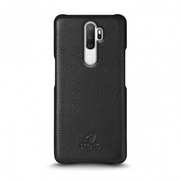 

Кожаная накладка Stenk Cover для OPPO A5 (2020) Чёрная