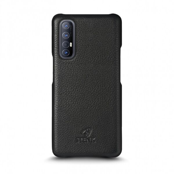 

Кожаная накладка Stenk Cover для OPPO Reno3 Pro Чёрная