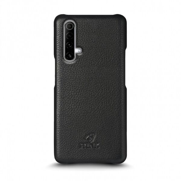 

Кожаная накладка Stenk Cover для Realme X50m 5G Чёрная