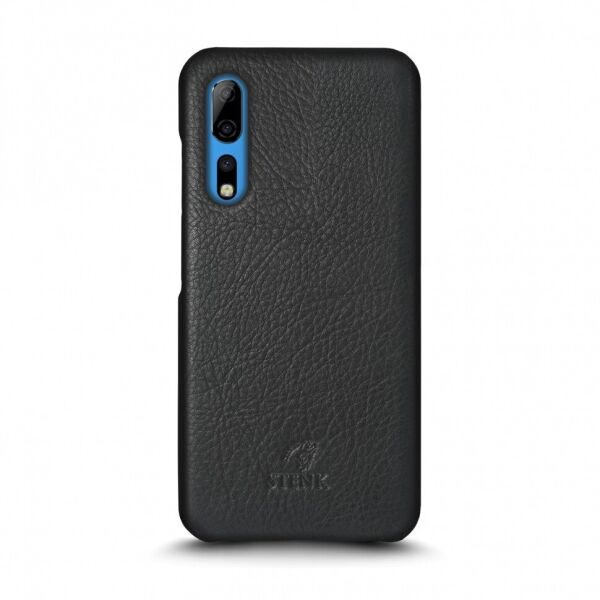 

Кожаная накладка Stenk Cover для ZTE Axon 10 Pro Чёрная