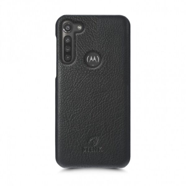 

Кожаная накладка Stenk Cover для Motorola Moto G8 Чёрная