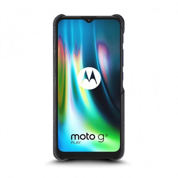 

Кожаная накладка Stenk Cover для Motorola G9 Play Чёрная