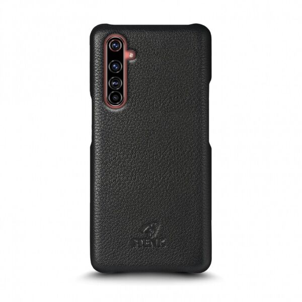 

Кожаная накладка Stenk Cover для Realme X50 Pro 5G Чёрная